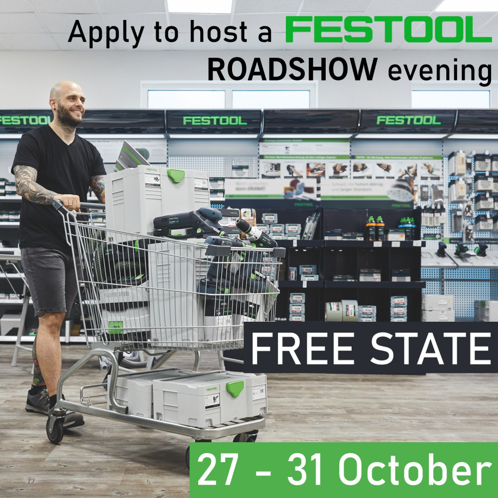 Dealer apply - Festool Roadshow - Free State Dealer apply - Festool Roadshow - Free State
