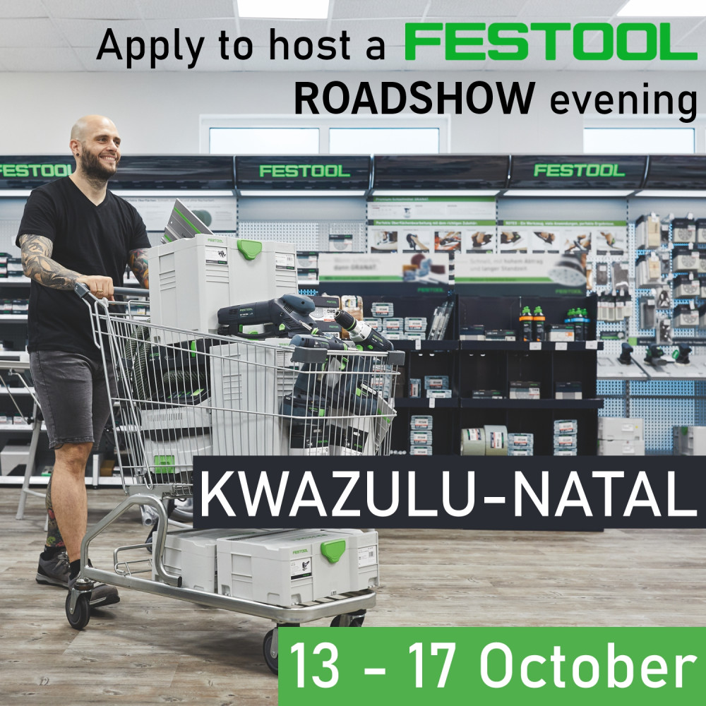 Dealer apply - Festool Roadshow - Kwazulu Natal Dealer apply - Festool Roadshow - Kwazulu Natal