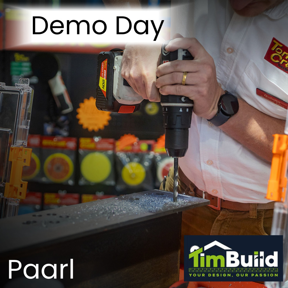 Demo day - Paarl - Timbuild Demo day - Paarl - Timbuild
